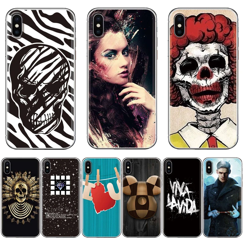 Colorful Painted TPU Phone Cover For ZTE L7/ V9/ A330/ A522/ V9 Vita/ A530/ Nubia V18 Stylish Pattern Series Soft Case |
