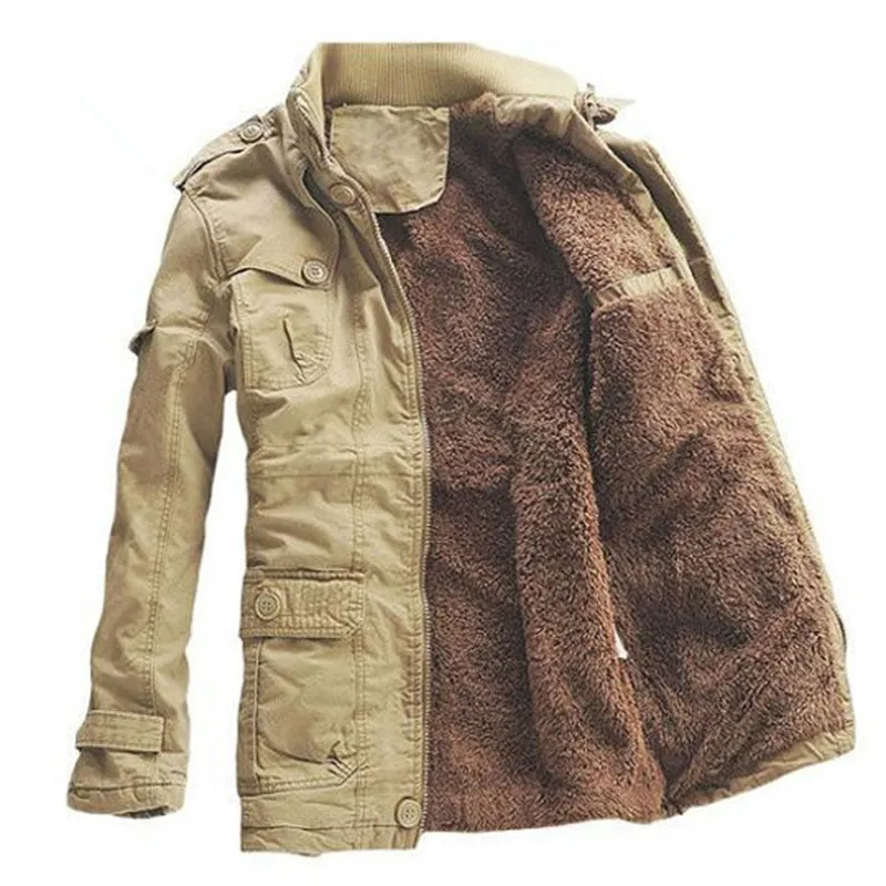 Зимняя Толстая Новая модная брендовая мужская теплая флисовая куртка с