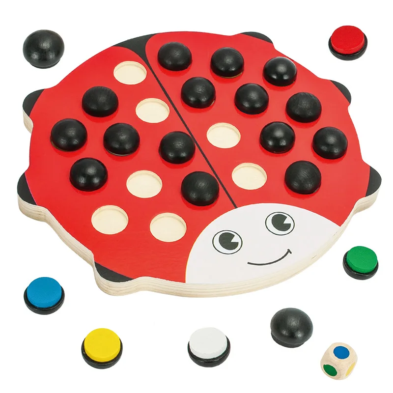 Обучающие игрушки для детей деревянный Жук память в шахматах | Игрушки и хобби