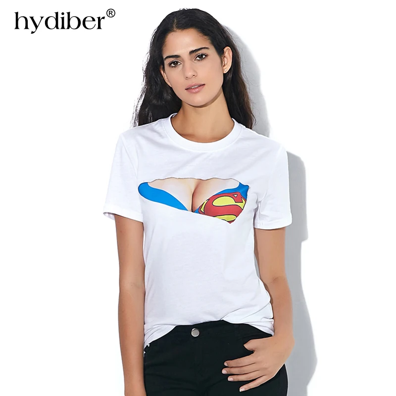 New Fashion Women 3D Funny Print Fake Naked Big Chest Bra T Shirt Tops Cotton Tees shirts Casual Plus Size XS XXL Z19|t-shirt clothes|t-shirts and