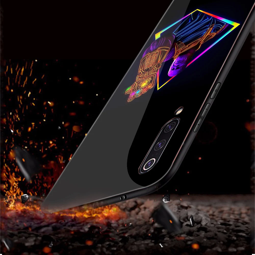 Ciciber Марвел Железный человек для Xiaomi mi 9 8 A2 6X9 T mi X 2 2S PocoPhone F1 стеклянные чехлы для телефонов для Red mi Note 7 8 6 Pro Plus