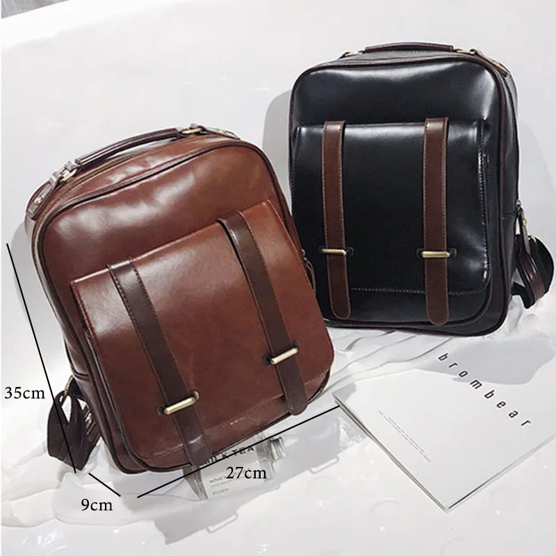 

Women Backpack For Travel bags Multifunctional Leather Backpack High Quality Female Bolsa Shoulder Bags Mujer Vintage Hot Sac