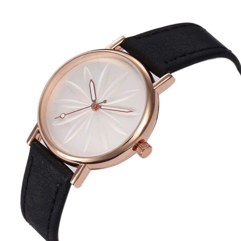 Женские часы популярные 2019 хит высокое качество креативные женские с 3D цветком