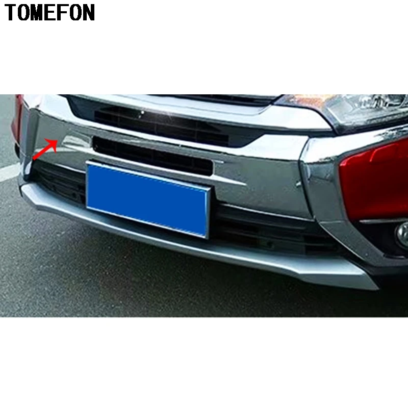 TOMEFON 1 шт. для Mitsubishi Outlander 2016 2017 2018 ABS Хром Передняя головка решетка Нижняя