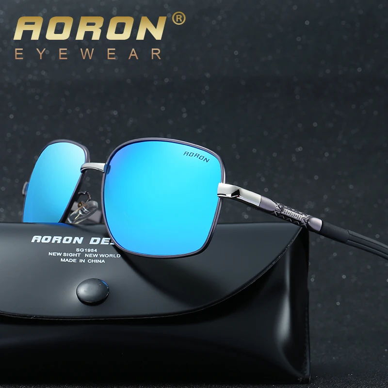 AORON брендовые модные унисекс солнцезащитные очки с поляризационным покрытием