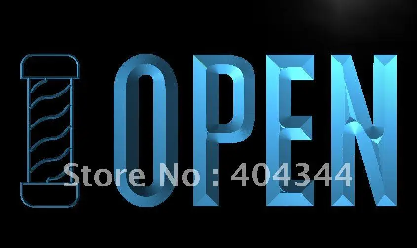 

LK725- OPEN Barber Hair Cut Pole NEW LED Neon Light Sign