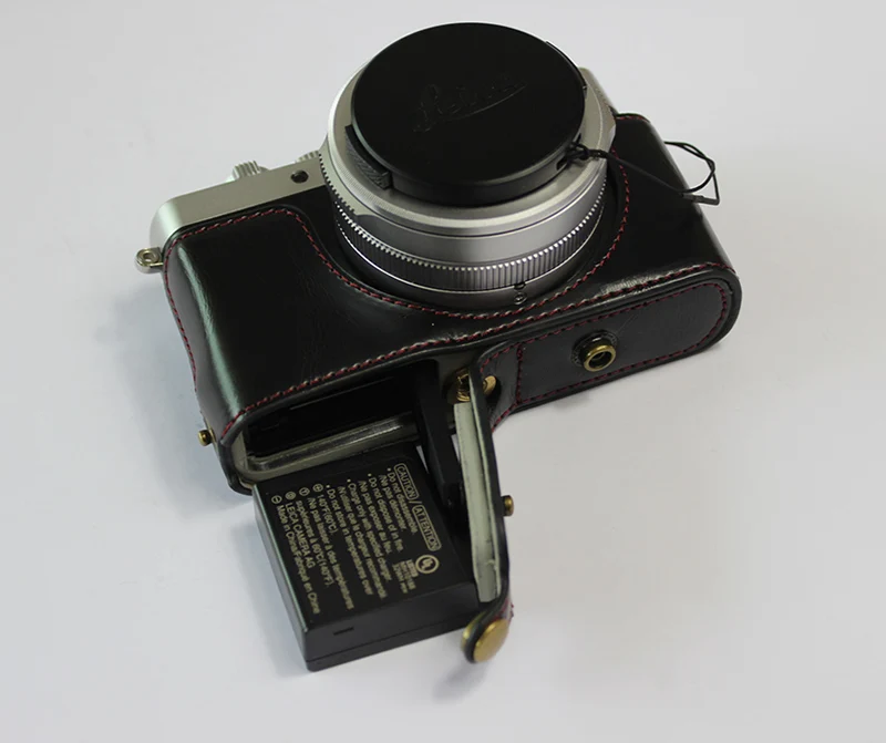 Портативный Искусственная кожа Чехол Камера сумка-чехол для Leica D-LUX7 D-LUX 7 LUX7 с батарейным отсеком