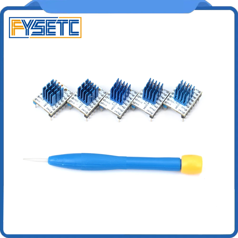 4 шт. TMC2208 v1.2 шаговый двигатель бесшумный драйвер силовая трубка StepStick встроенный драйвер ток 1.4A пиковый ток 2A Замена TMC2100
