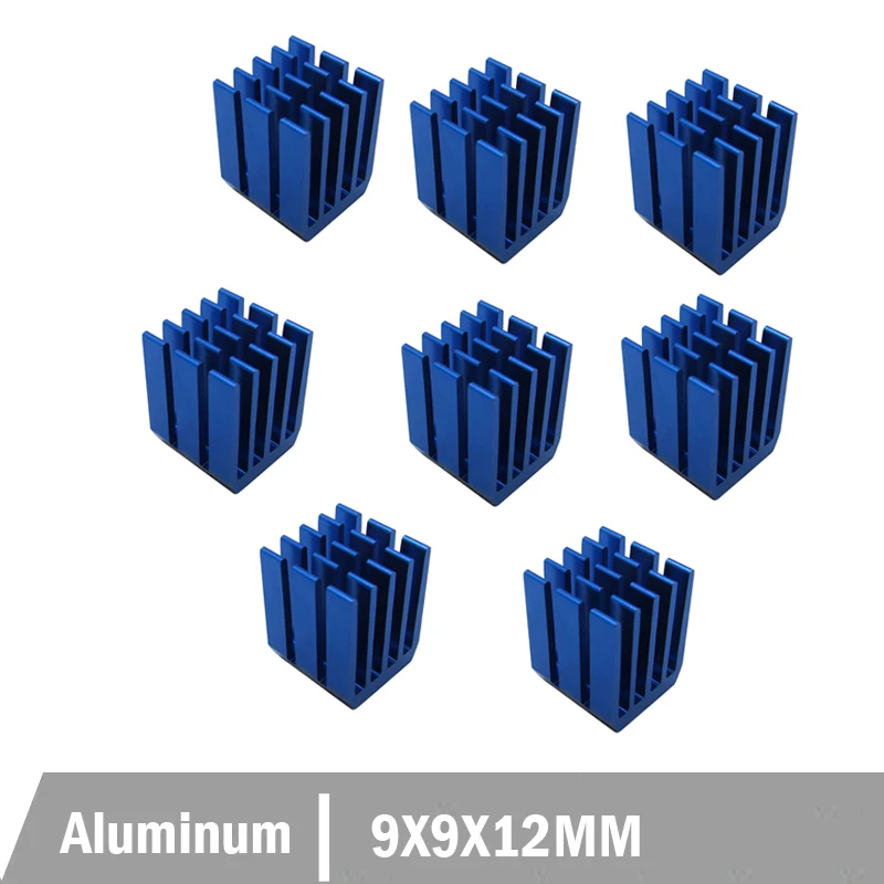 200 шт. Gdstime охлаждающий IC X9 радиатор алюминиевые радиаторы RAM 9x9x12 мм|aluminum heatsink|cooler