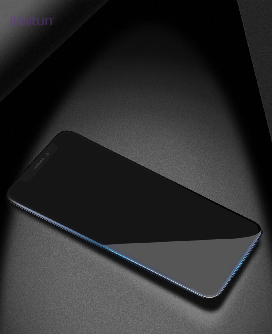 IHaitun 6D стекло для iPhone XS MAX XR X стекло с холодной резьбой изогнутое закаленное стекло для iPhone X 10 7 8 Plus Защитная пленка для экрана