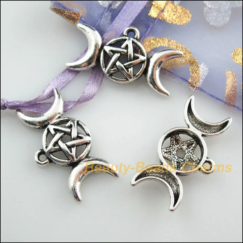 Новинка 12 шт тибетский серебристый цвет a тройная богиня с фотоподвесками 15 5x30 мм