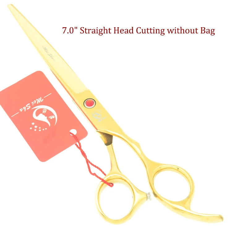 HB0094 no bag Meisha 7,0 дюймов JP440C триммер для домашних животных комплект Профессиональные ножницы для ухода за собакой щенок изогнутые резки Tesouras товары для домашних животных HB0217 - Цвет: HB0094 no bag