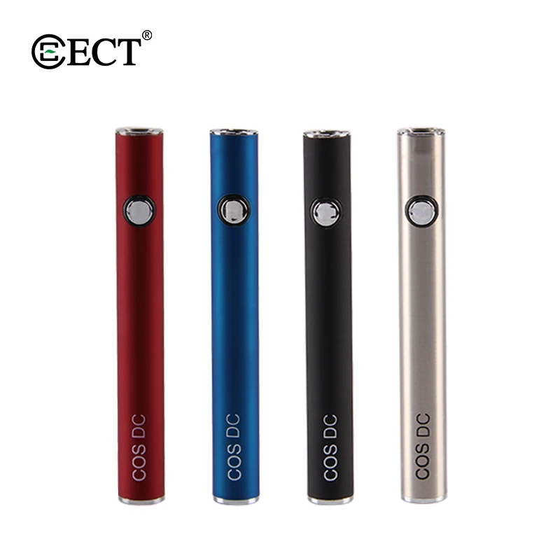 Аутентичные ECT Cos DC батарея 380 мАч разогрева Vape ручка 3 В 4 0 в для толстого масла |