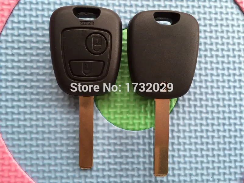 1 шт. новый запасной ключ для Peugeot 107 207 206 307 2 кнопки дистанционный Корпус чехол с VA2