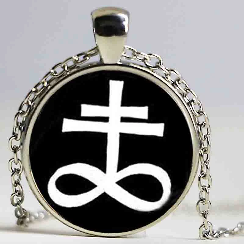 Оптовая продажа художественное стекло модные ювелирные изделия Левиафан Крест