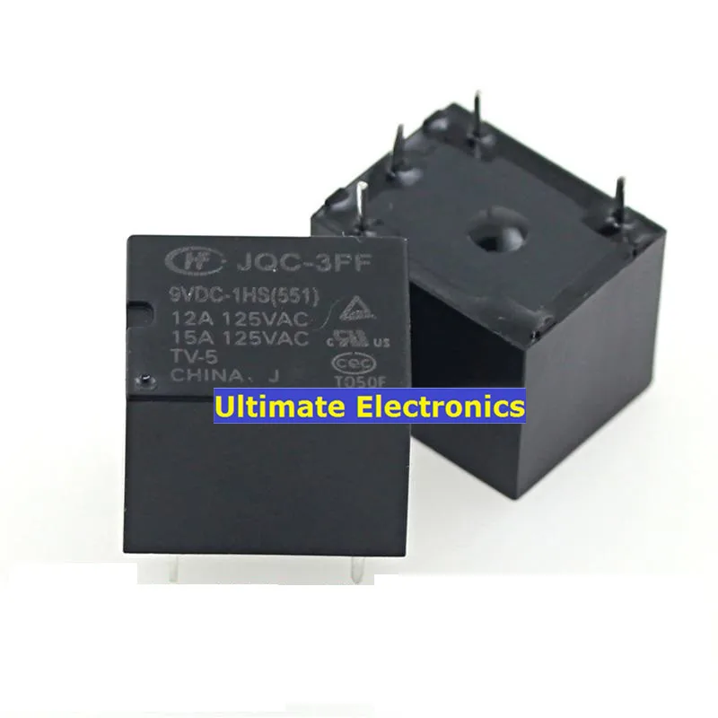 10PCS HF- JQC-3FF-5VDC-1HS JQC-3FF-9VDC-1HS JQC-3FF-12VDC-1HS JQC-3FF-24VDC-1HS 4FEET | Электронные компоненты и