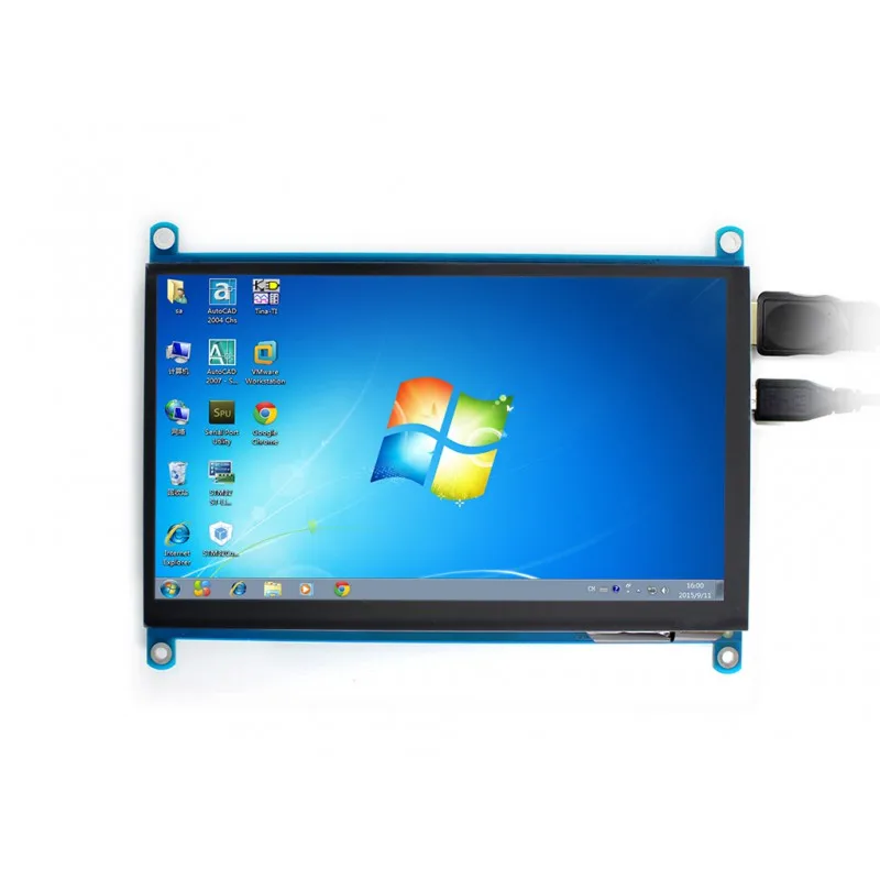 Raspberry pi 7 дюймовый HDMI LCD 1024x600 IPS емкостный сенсорный экран для RPI поддерживает
