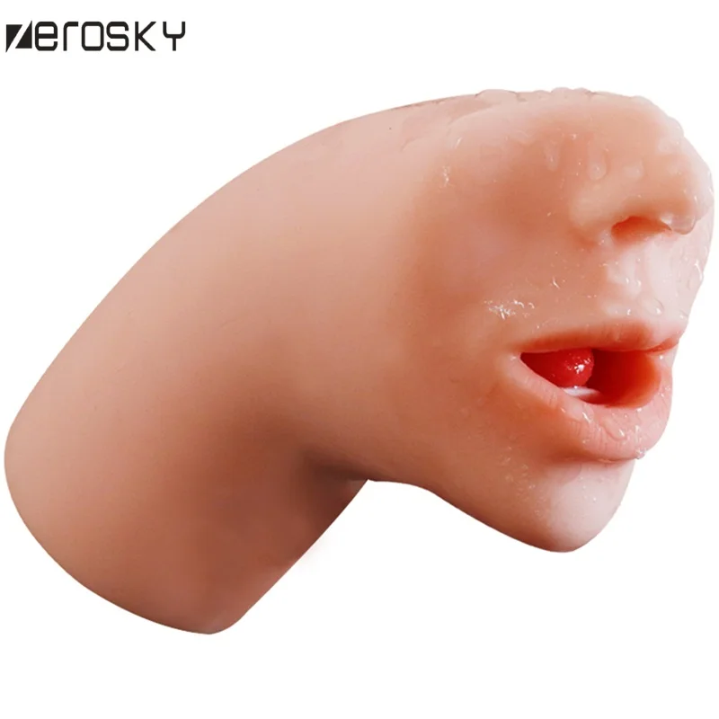Реалистичная оральная 3D глубокая глотка с языком и зубами искусственная