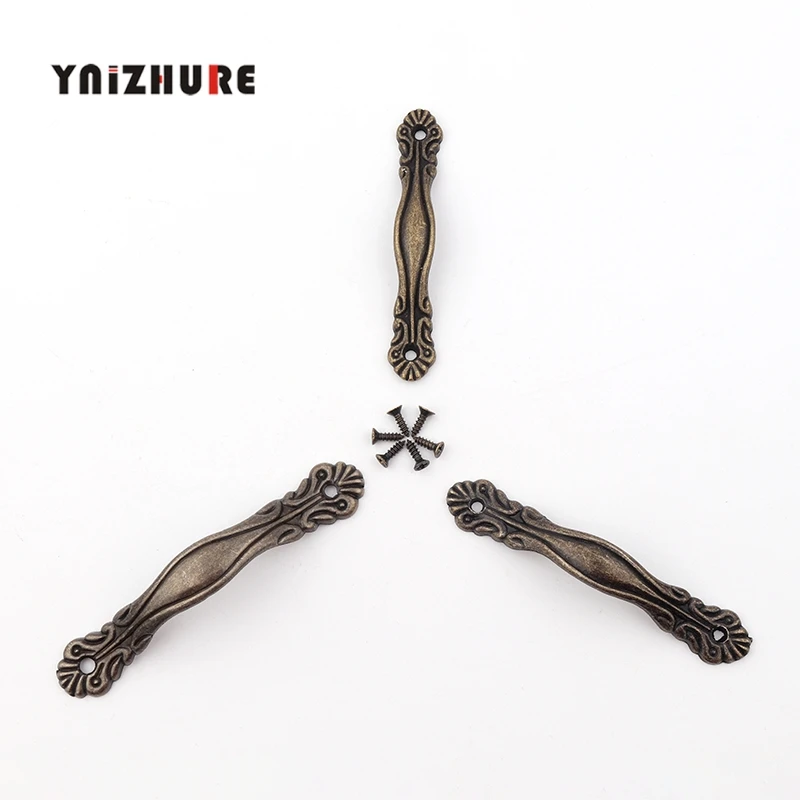 10 шт цинковый сплав Европейская ручка ящика винтажная деревянная коробка шкаф