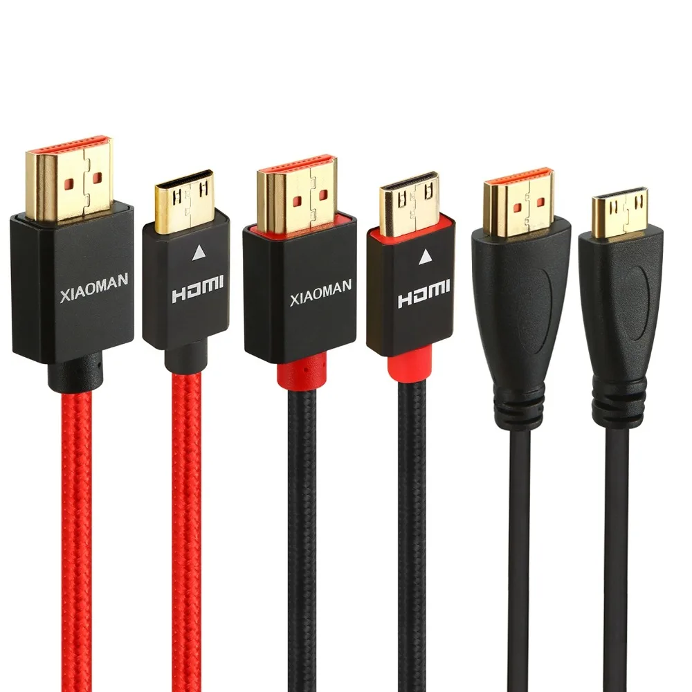 Высокоскоростной кабель Mini HDMI 3D с Ethernet ARC 1 м 2 3 5 для камеры планшета DVD игровой