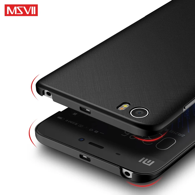 Msvii Шикарный чехол Для Сяо mi 5 бампера для Pro Случаи ультра тонкий решетчатые