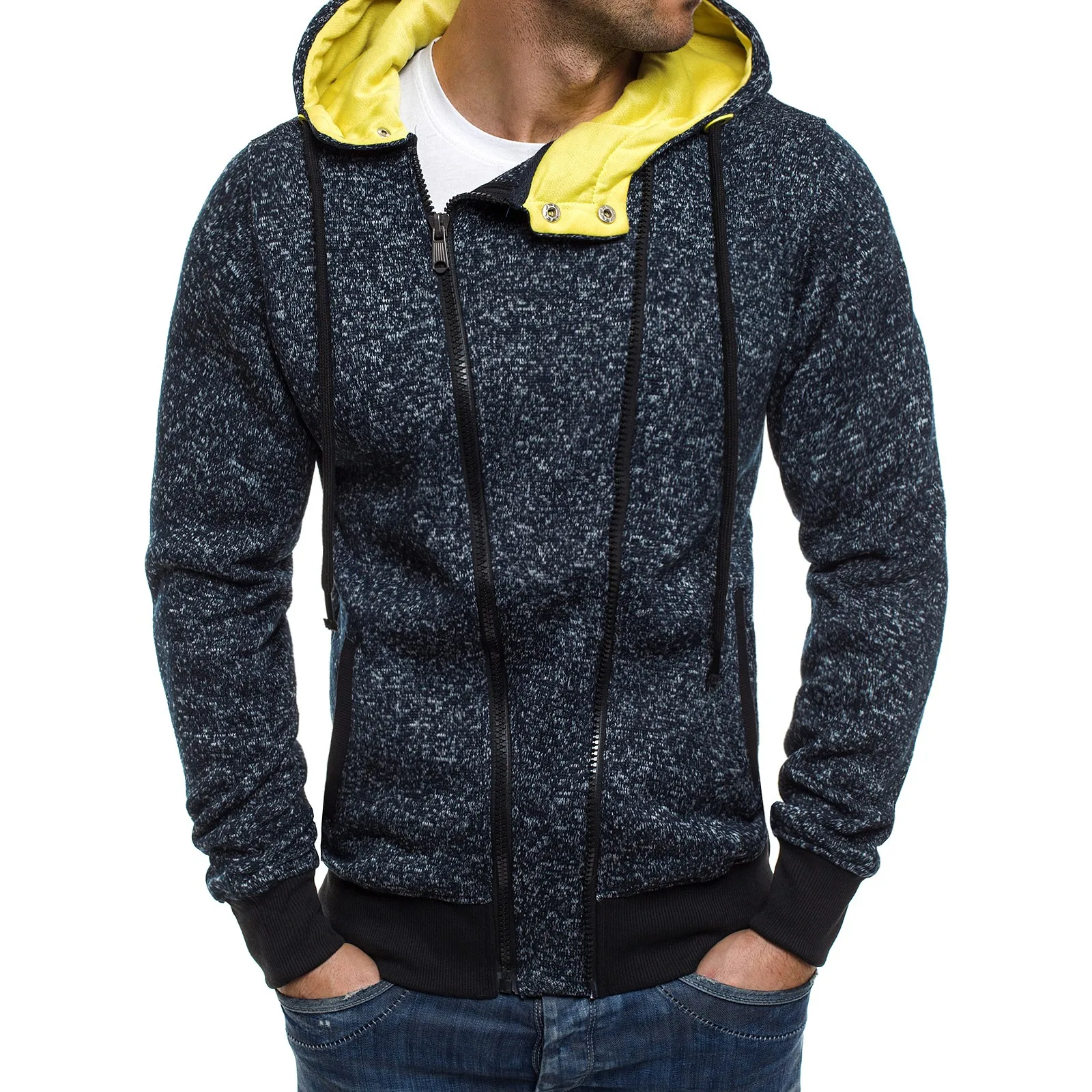 

Zogaa 2018 Brand streetwear men hoodies zipper sweatshirts hooded coat men regular casual hoodie pullovers fashions men clothing