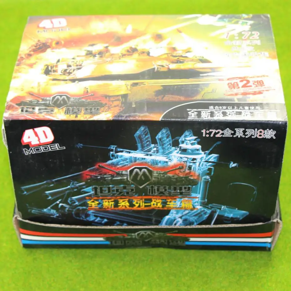 C7501 8x 4D Model Kit Tank Assembling Tanks 1:72 OO Scale Layout BOX SET NEW | Игрушки и хобби