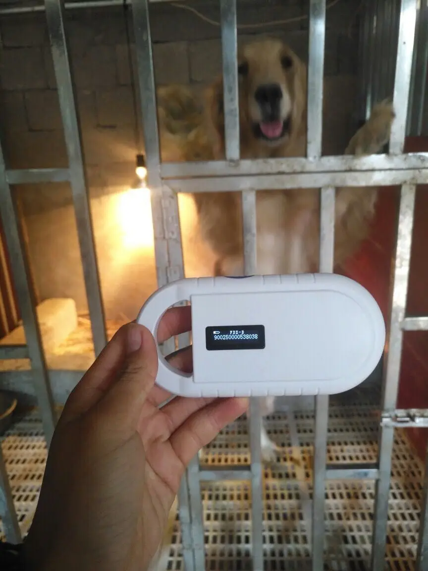ISO11785/84 FDX-B животный микрочип сканер животных RFID считыватель собака читатель |