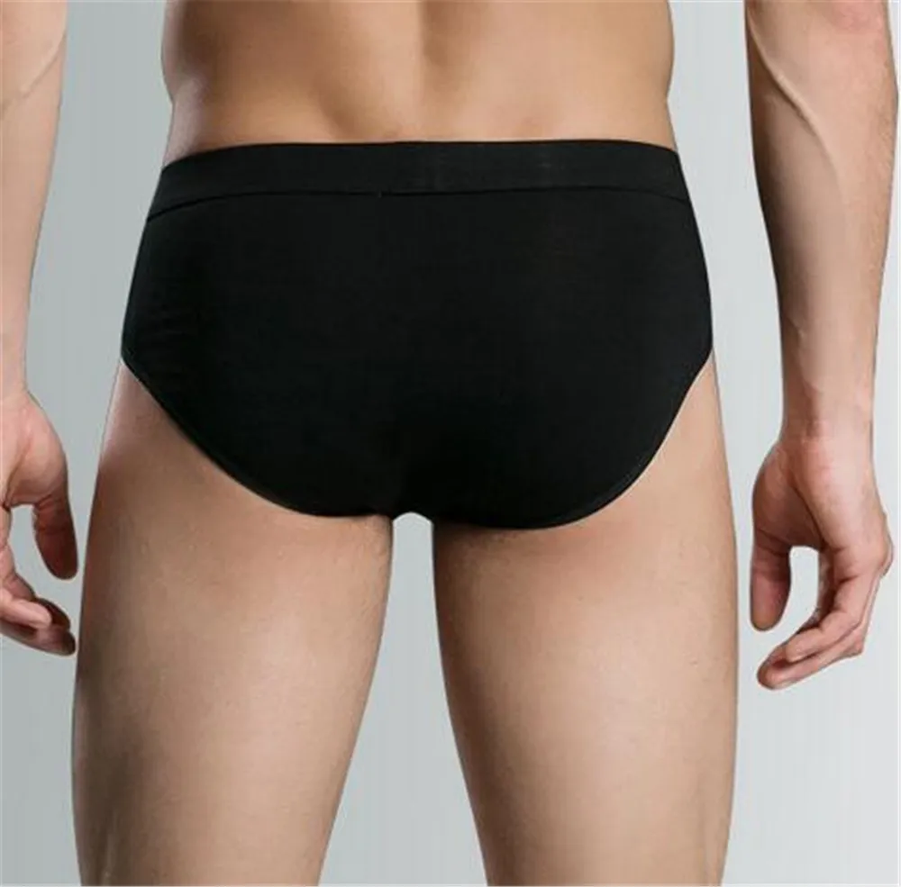 Лидер продаж Мужские трусы нижнее белье хлопок Cueca пикантные однотонные цвет