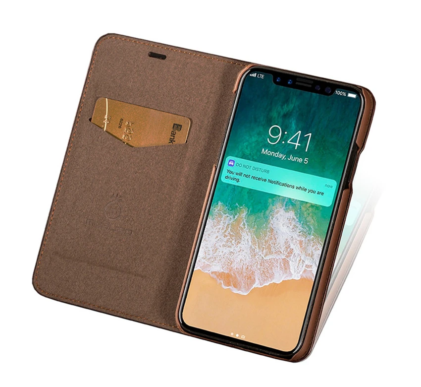Роскошный Флип Crazy horse узор кожаный чехол для телефона для iPhone 6 7 8Plus X XR XmaxWallet сумка для карт кронштейн PU задняя крышка чехол