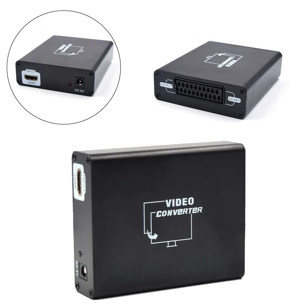 1 шт. 1080 P HDMI К конвертер/переходник в scart для компьютера/приставка/dvd плеер/Xbox360/HD| |