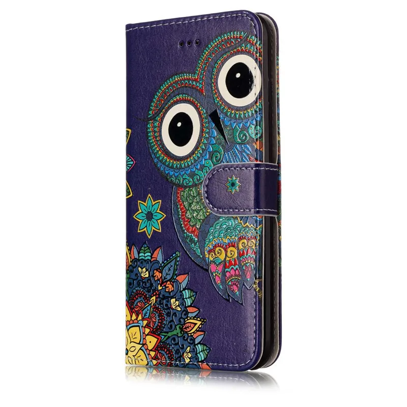 MKSUP For Apple iPhone 8 Plus Colorful UV Varnishing Pattern Painting Leather Wallet Phone Case Flip Magnet Stand Bag Cover 5.5" |
