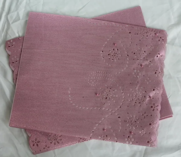 PINK Африканский Sego с лазерным дизайном, SEGO головной убор, Геле, головной галстук и обертка с камнями и бисером 2 шт. в 1 упаковке - Цвет: PINK