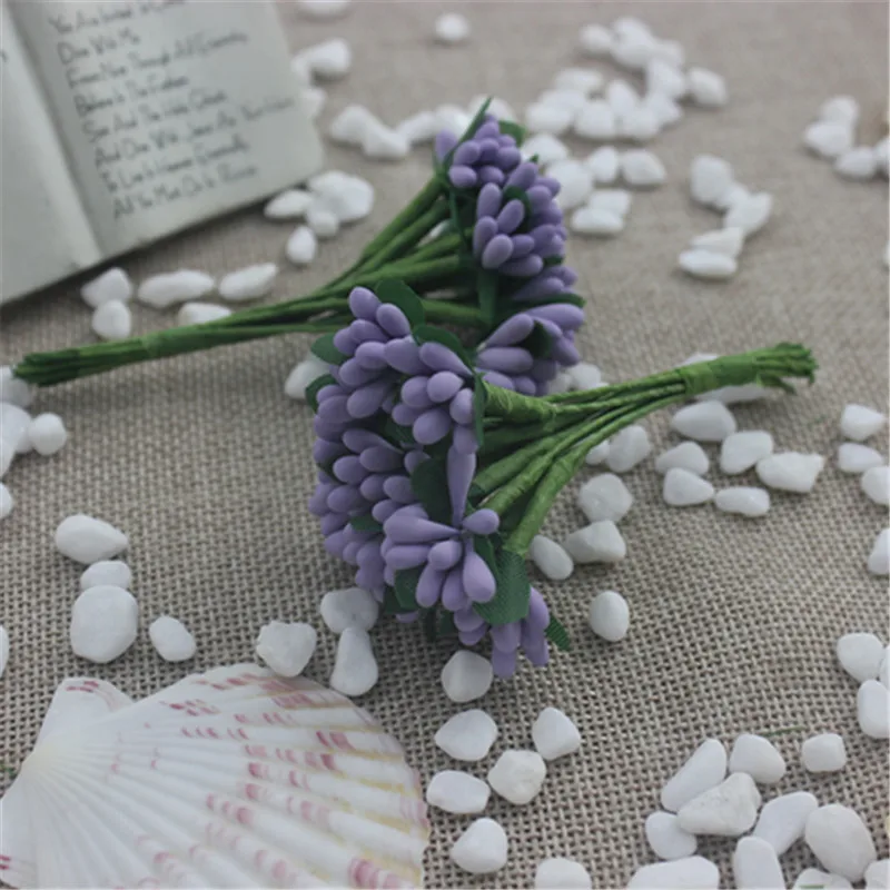 DIY новая Корейская Розовая звезда шиповидная Роза имитация маленького ягодного