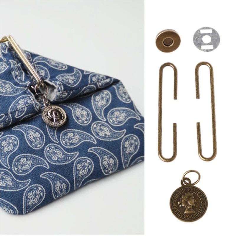 5 см Ретро портрет металлический кошелек сумка c-образная Рамка застежка