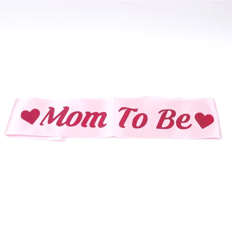 Детский душ атласная лента MOM to be Sashes розовый плечевой ремень мать день вечерние украшения Рождественский подарок