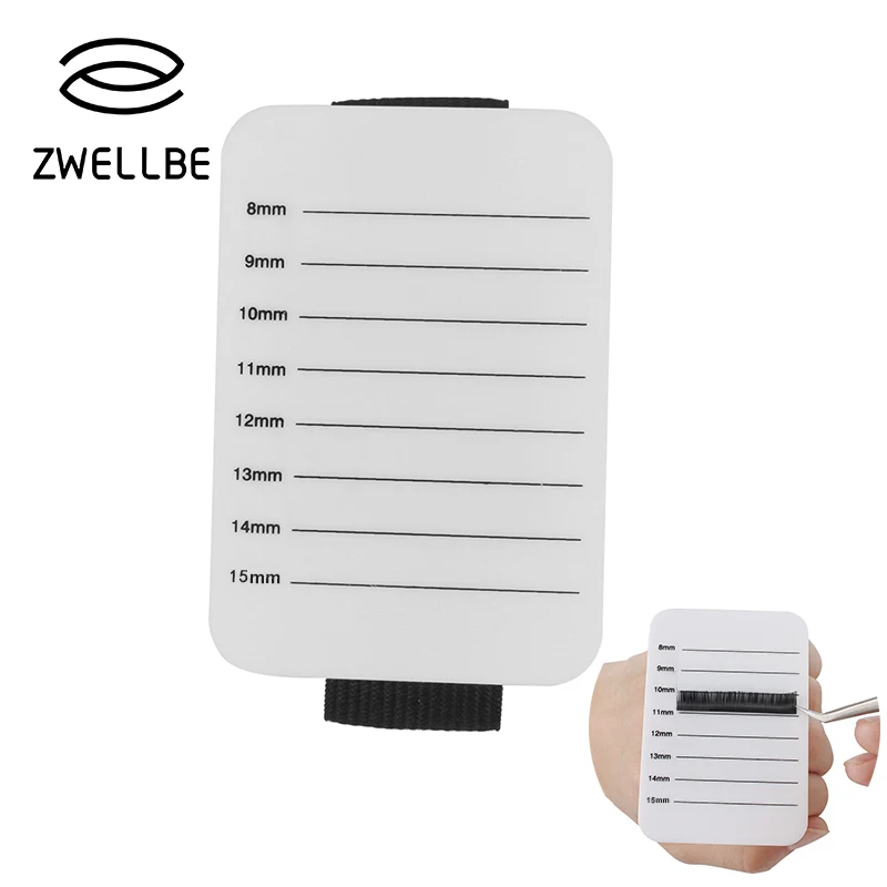 Акриловый поддон для наращивания ресниц 1 комплект палитра с клеем на ремень