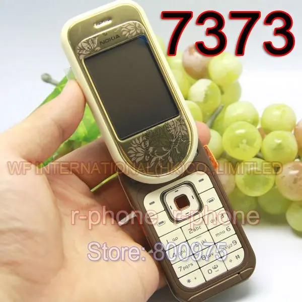 NOKIA 7373 мобильный телефон разблокированный 7373 2G трехдиапазонный Восстановленный мобильный телефон русская клавиатура и подарок и один год гарантии