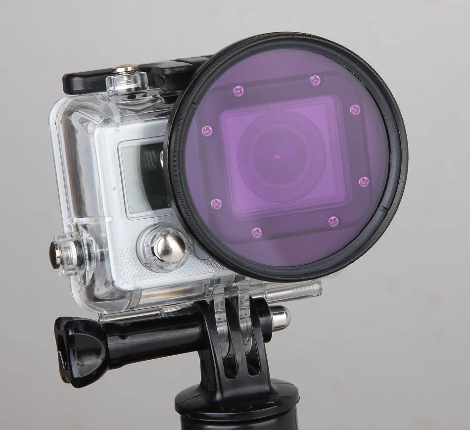 Фильтр для объектива камеры переходное кольцо для Go Pro Hero 3 SJ4000 мини видеокамера аксессуары переустановка 58 мм Полярный поляризационный фильтр