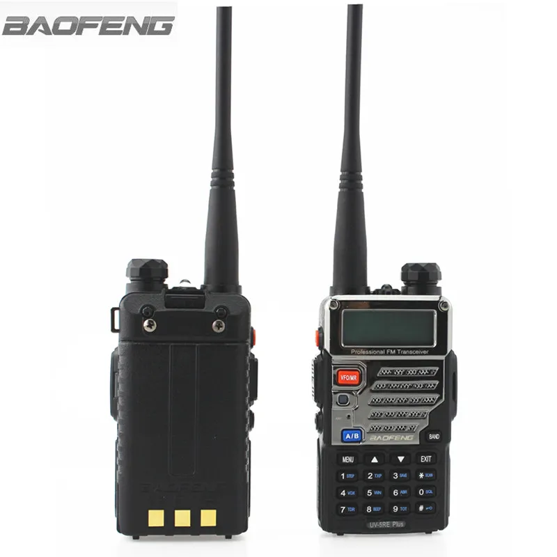 Kup BaoFeng UV-5RE Plus Walkie Talkie CB VHF UHF Przenośna Szynka Amatorska Dwukierunkowa Radio 5W Dwuzakresowy Do Polowania Trucker