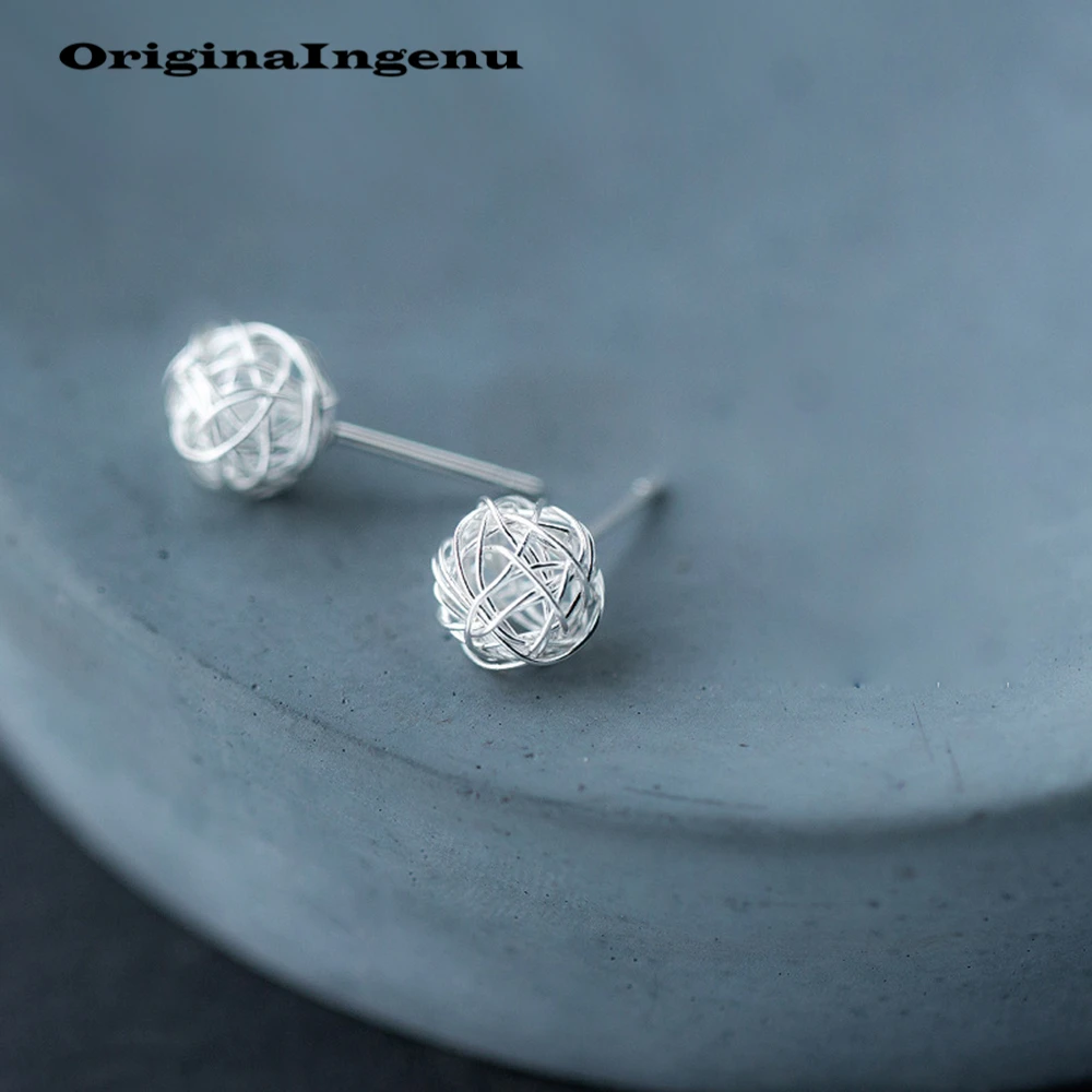 

Jewelry 925 Sterling Silver Earrings Pendientes Charm Vintage Minimalism Creative Birthday Gift Oorbellen Earrings for Women