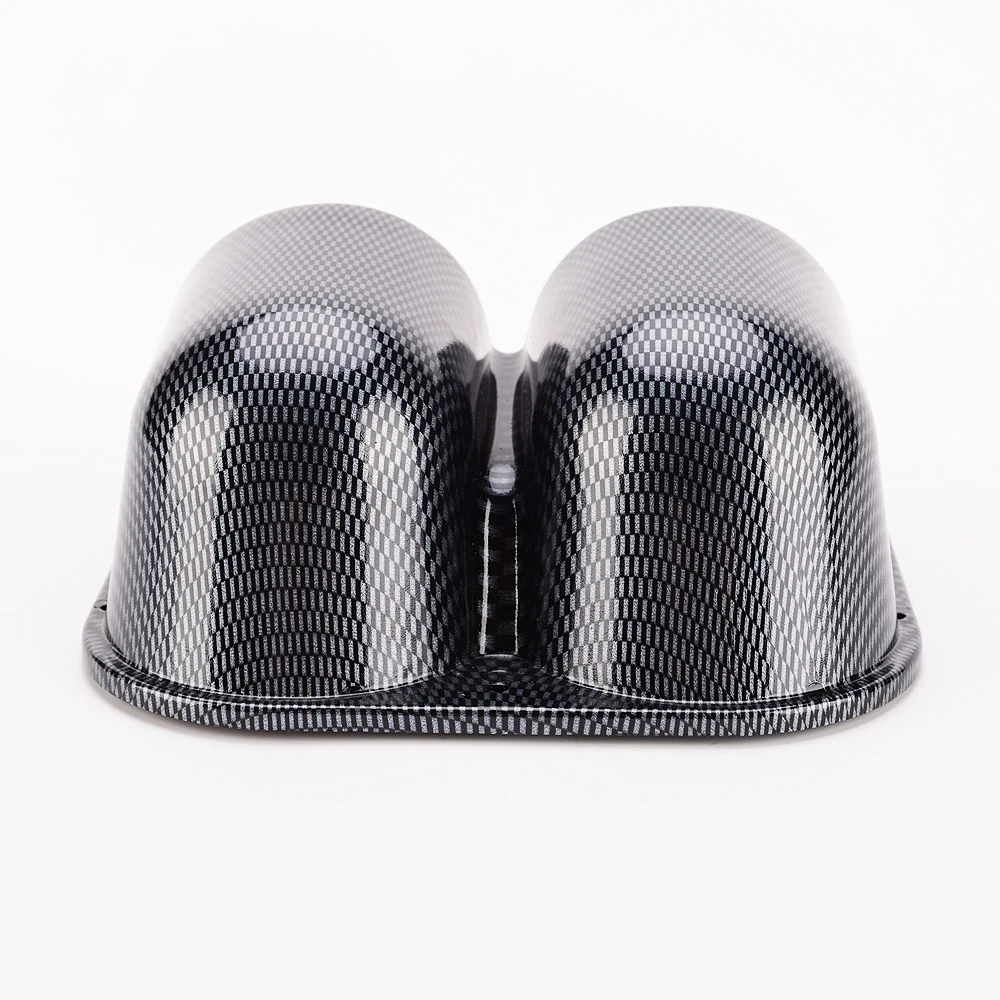 Горизонтальные Углеродного Волокна Посмотрите 52 мм двойной Отверстия