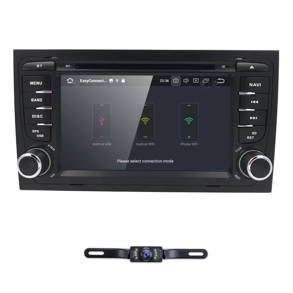 Android8.0 4 грамма + 32grom автомобильный DVD для Audi A4 B6 B7 S4 2002 2003 2004 2005 2006 2007 2008 автомобилей