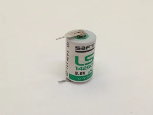 Brand New Original SAFT LS14250 LS 14250 1/2 AA 1/2AA 3.6V 1250mAh PLC Battery Lithium Batteries With Pins
