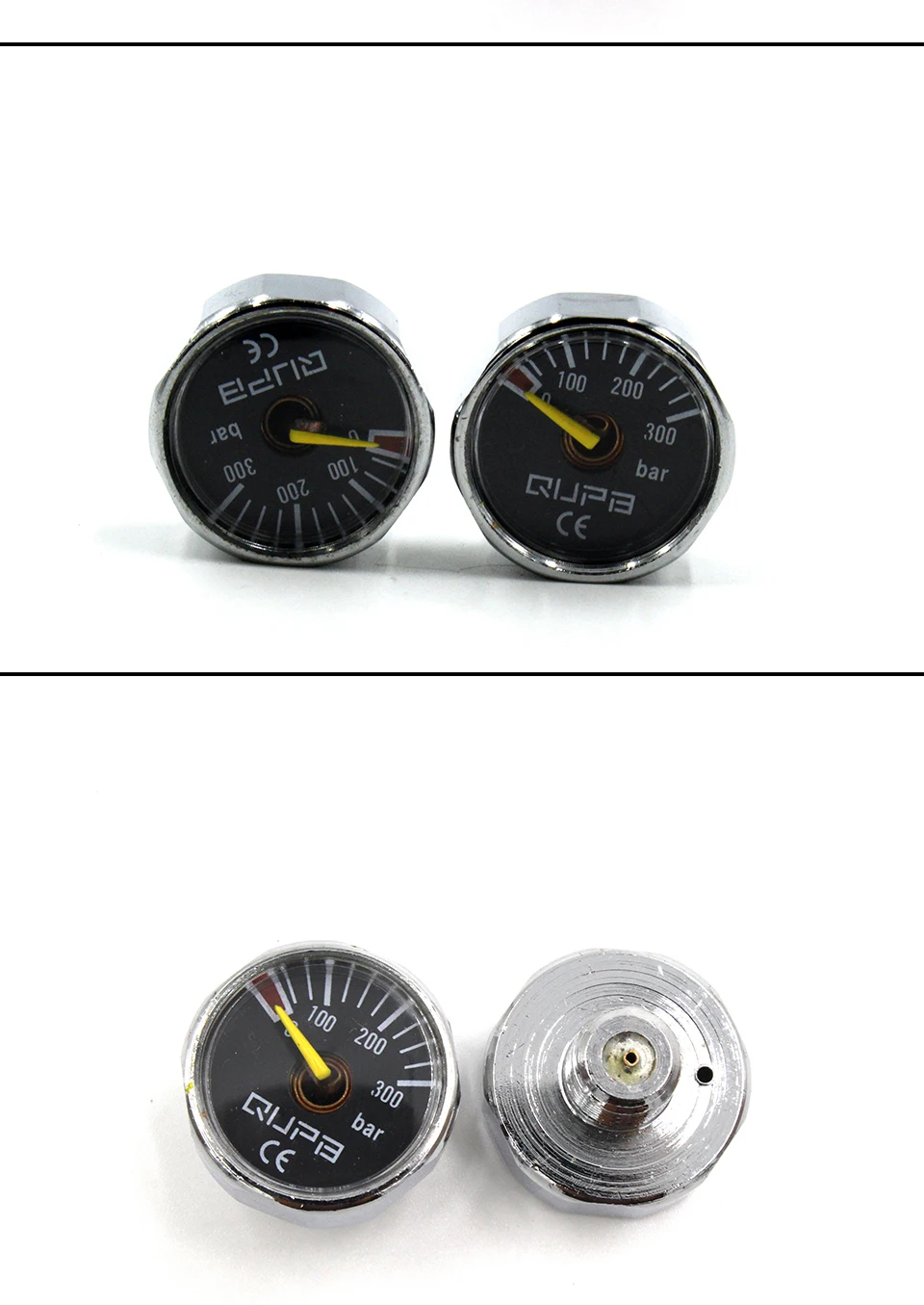 QUPB 1 дюйм Мини-датчик давления 300 бар черный 1/8NPT CE сертифицированный GES007