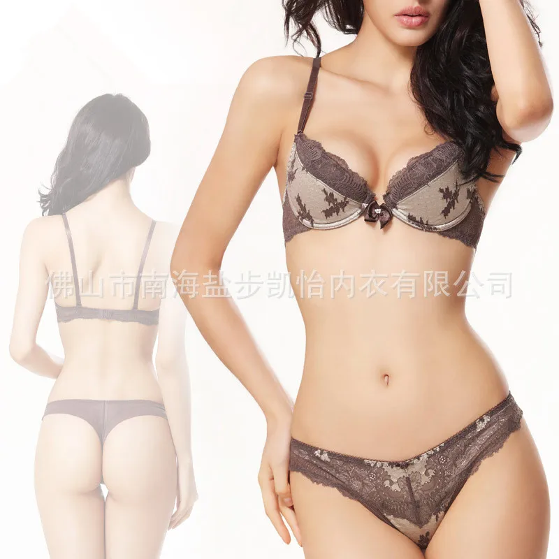 Новые прибытия Для женщин комплект бюстгальтер и трусы Нижнее белье Женская