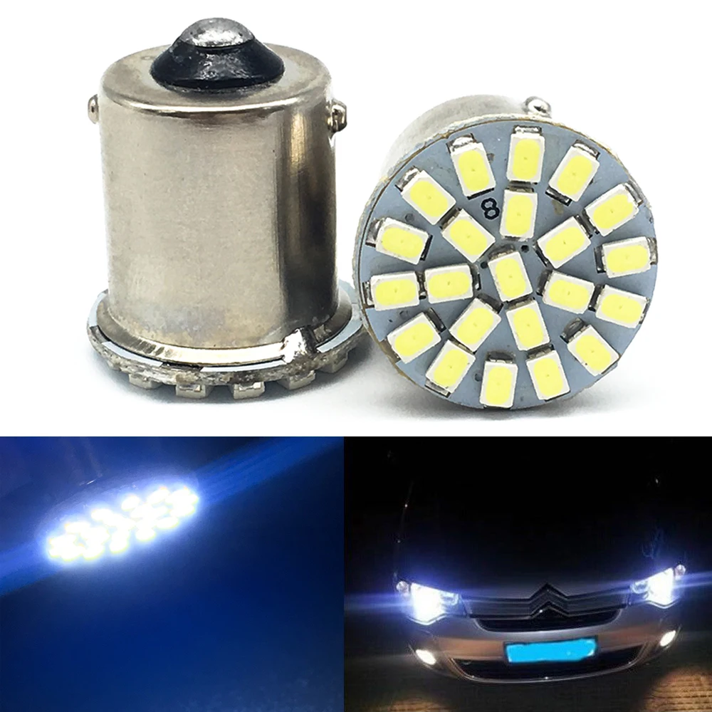 5X красный белый желтый S25 BA15S P21W 1156 1141 22 светодиодный 1206 SMD авто хвост боковой