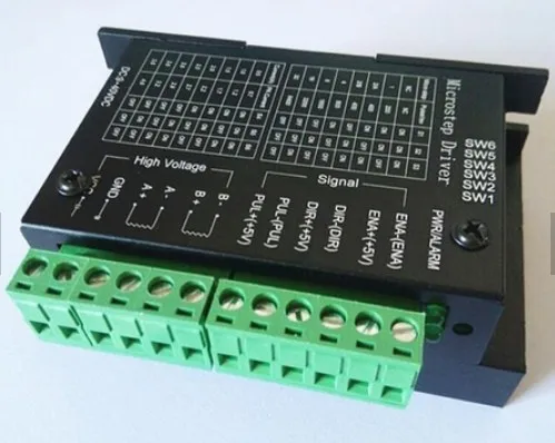 TB6600 сменный Драйвер шагового двигателя 2 фазный 9 40VDC 4A для NEMA17 NEMA23 мотор ЧПУ
