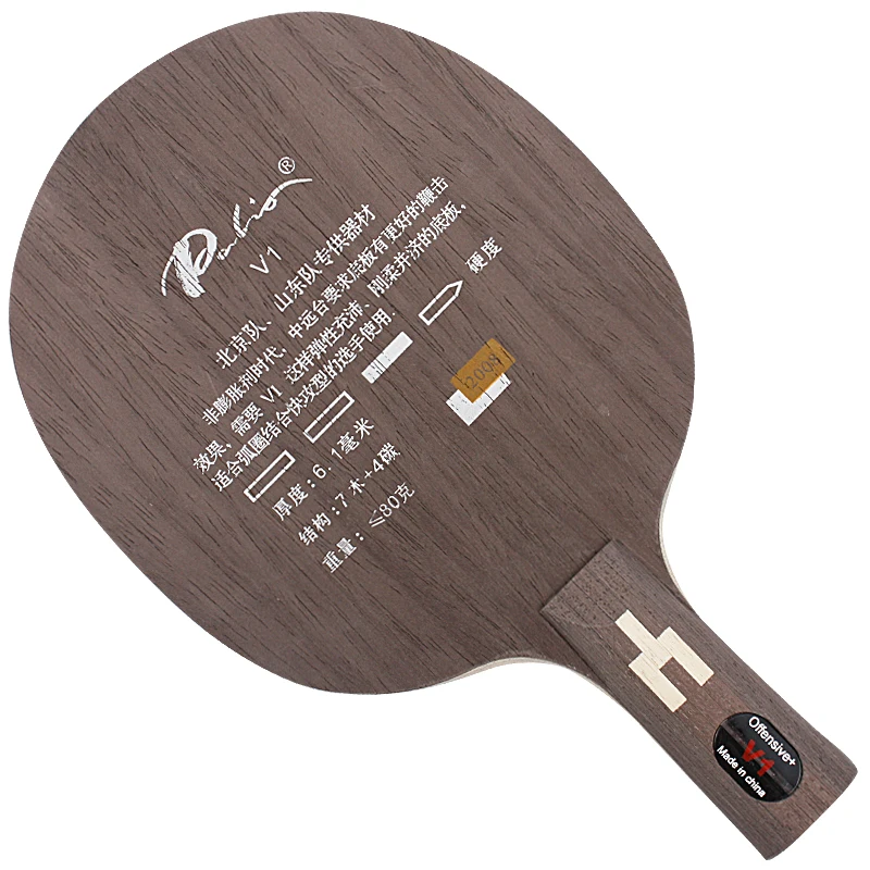 Ракетка для настольного тенниса Palio V 1 V1 (7 wood + 4 carbon)|table tennis blade|tennis bladetable |