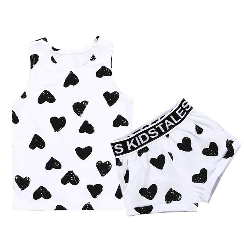 RT-237 Summer clothes for kids Set of cotton T-shirt Pants vest suit Clothes little boys and girls 0-24m Lovely Brand suits | Детская